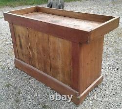 Antique Primitive Dry Sink w Raised Panel Doors from a Log Cabin 1800s Era