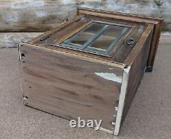 Antique Primitive Wooden Wall Hanging Spice Cabinet from Ukrainian Village