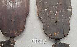 Antique Robbins & Myers Ceiling Fan BLADES from #3229, vintage Wood, to restore