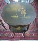 Antique Round Hand Painted Side Table From 1800's