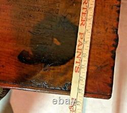 Antique Rustic Primitive Wood Trunk Made From Nat'l Remedy Co. Crate 1900's