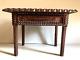 Antique Tramp Art Doll Furniture Table Desk With Drawer 9t Made From Old Usa Box
