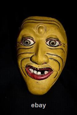 Antique / Vintage Carved Wood Mask from Bali / East Java Indonesia