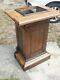 Antique Vintage Oak Pulpit Lectern From Madison County, Nc Church Wood Tiger Oak