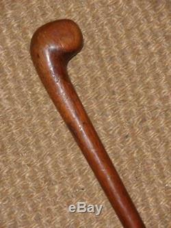 Antique Walking Stick Made From Propeller Wood 92cm