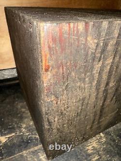 Antique (Wood Box) From Old Print Shop! For Organizing Print Work Rare