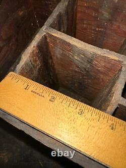 Antique (Wood Box) From Old Print Shop! For Organizing Print Work Rare