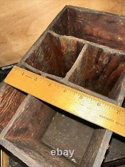 Antique (Wood Box) From Old Print Shop! For Organizing Print Work Rare