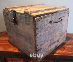 Antique Wood Box With Lid Made From Shapleigh Victor Coffe Co. Case Parts