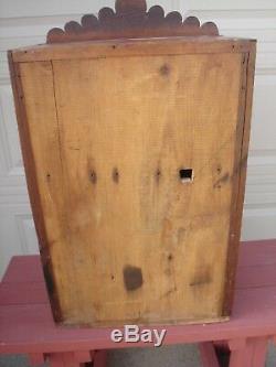 Antique Wood Cabinet Made From Springfield Hat Co. Springfield, Mo Shipping Crate