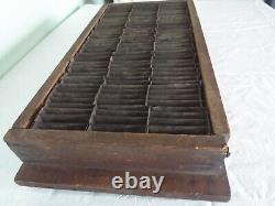 Antique Wood & Tin Maple Sugar Candy Mold From Vermont Farm Machine Co. 19th Cen