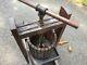 Antique Wooden And Cast Iron Wine/fruit Press With / Looks To Be From Pa