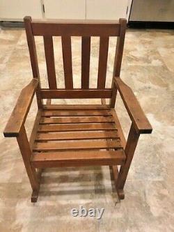 Antique child rocking chair from 1925