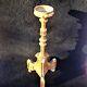 Antique Handmade Wooden Candelabra, From Germany, 150 Years Old, Out Of Church