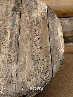Antiques Primitives Wooden Barrel from Ukrainian Village