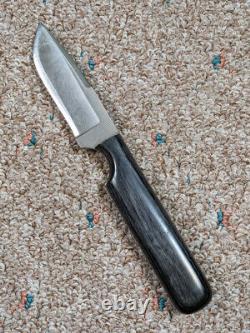 Anza USA knife Vietnam Service from file 2012 fixed blade with Anza leather sheath