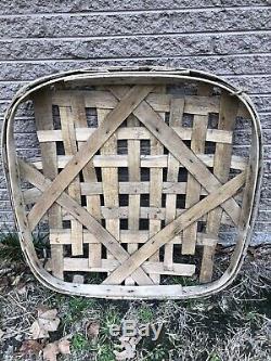 Authentic Antique Primitive Tobacco Basket From East TN Barn Real Not Remake