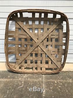 Authentic Antique Tobacco Basket From Wilson North Carolina