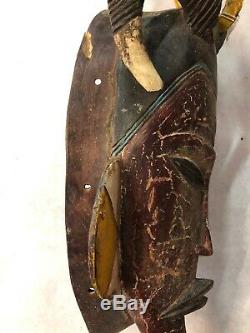 Authentic Bird Guro Gu Bete Gye African Art Mask From Private Collection