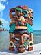 Authentic Carved Wood Mask From Yucatan Embrace Mystical Mayan Culture 16