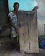 Authentic Old African Genuine Wood Door From Mali