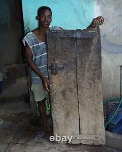 Authentic Old African genuine wood door from Mali