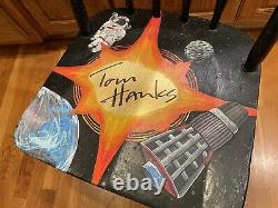 Autographed TOM HANKS Wood Chair From 1995 Chicago Celebrity Chair Auction