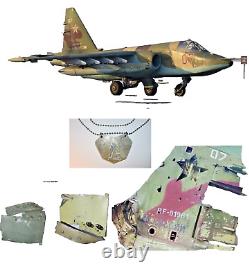 Aviation on wood art composition from piece of skin rus SUKHOI SU-25SM element c