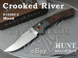 BENCHMADE / #15080-2 Crooked River / Stabilized wood 102 mm from U. S. A
