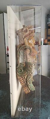 Balinese Safe Passage Spirits (4) Hand Carved From Ancient Boats One Of A Kind