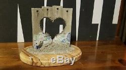 Banksy with Heart & Olive Wood Original From Walled Off Hotel Limited Edition
