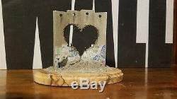 Banksy with Heart & Olive Wood Original From Walled Off Hotel Limited Edition