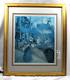 Barbara A. Wood A View From The Garden Lithograph Art Framed Matted Vtg Signed #