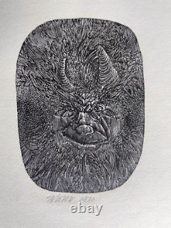 Barry Moser, four original artist signed wood engravings, from Bacchanalia 1970