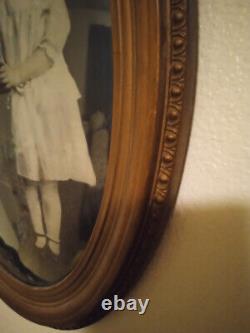 Beautiful ANTIQUE Picture Frame from 1922 With Original Photo