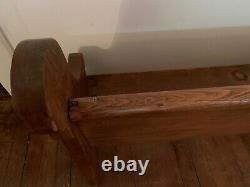 Beautiful Antique Church Pew From a Church Vintage Wood 6 Feet LOCAL PICK UP