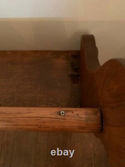 Beautiful Antique Church Pew From a Church Vintage Wood 6 Feet LOCAL PICK UP