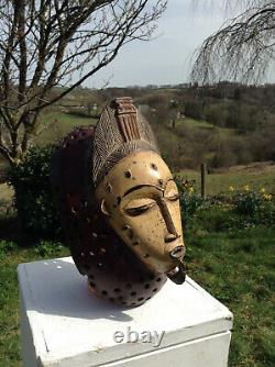 Beautiful Punu African Mask From Gabon Africa