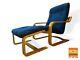 Bent Wood Danish Modern Lounge Chair + Ottoman From Westnofa / Ingmar Relling