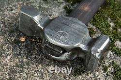 Blacksmith Cross Peen Hammer 3 lb Forging Tools Handmade Hammer