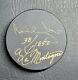 Bobby Orr Autograph Wood Puck From Statue With Armond Lamontagne 38/1850 Rare