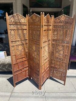 Carved Screen Room Divider from India