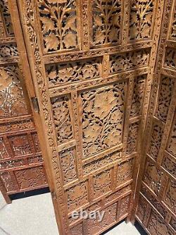 Carved Screen Room Divider from India