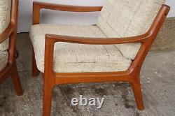 Chair Teak Vintage Ole Wanscher Senator Easy Chair Danish mid-Century 1 From 3