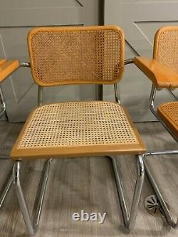 Chairs Cesca Designed By Marcel Breuer / originally from Knoll Furniture