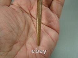 Chinese 4000 years ago Rare carved wood tool (bird) from Northwest CHINA n7149