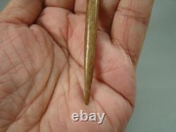 Chinese 4000 years ago Rare carved wood tool (bird) from Northwest CHINA n7149
