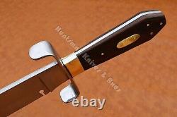 Custom Hand Made5160 Spring Steel Hell Belle's BOWIE Replica with coffin Handle