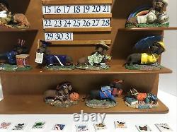 Dachshund Perpetual Calendar from The Danbury Mint Has Small Chips