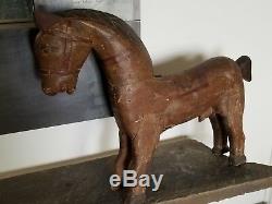 Decorative Wooden Horse (from Vintage Carnival Ride) Price Reduction